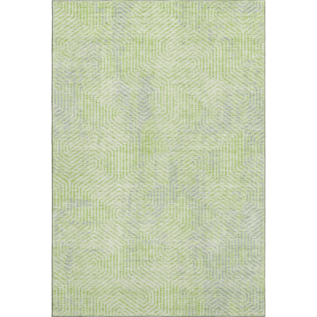 Piper Looms Mayfield Geometric AMF912 Lime Machine Washable Area Rug main image