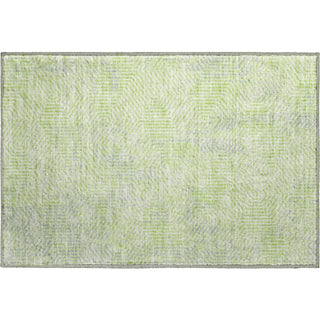 Piper Looms Mayfield Geometric AMF912 Lime Machine Washable Area Rug Scatter Main Image