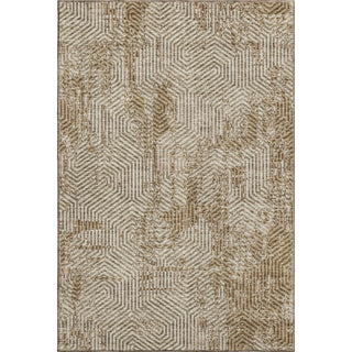 Piper Looms Mayfield Geometric AMF912 Mocha Machine Washable Area Rug main image