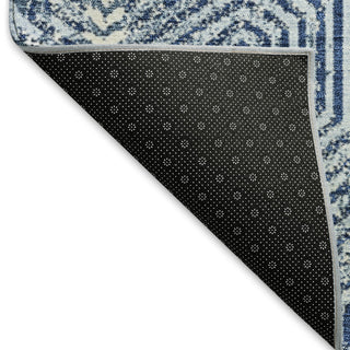 Piper Looms Mayfield Geometric AMF912 Navy Machine Washable Area Rug Backing Image