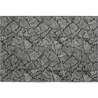 Piper Looms Mayfield Floral AMF913 Black Machine Washable Area Rug Scatter Main Image