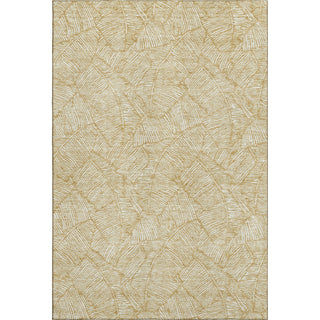 Piper Looms Mayfield Floral AMF913 Gold Machine Washable Area Rug main image