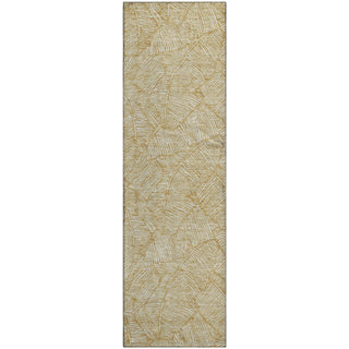Piper Looms Mayfield Floral AMF913 Gold Machine Washable Area Rug Runner Main Image