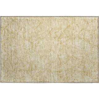 Piper Looms Mayfield Floral AMF913 Gold Machine Washable Area Rug Scatter Main Image