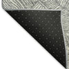 Piper Looms Mayfield Floral AMF913 Gray Machine Washable Area Rug Backing Image