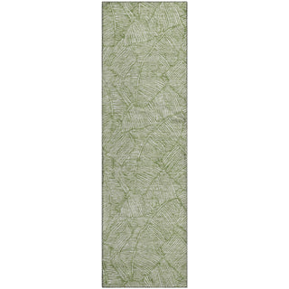 Piper Looms Mayfield Floral AMF913 Green Machine Washable Area Rug Runner Main Image