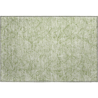 Piper Looms Mayfield Floral AMF913 Green Machine Washable Area Rug Scatter Main Image