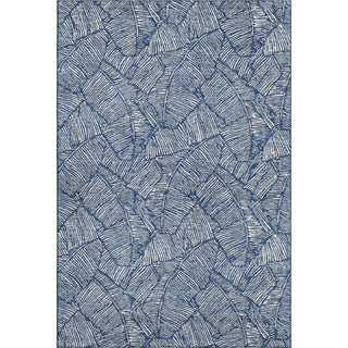 Piper Looms Mayfield Floral AMF913 Navy Machine Washable Area Rug main image