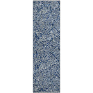 Piper Looms Mayfield Floral AMF913 Navy Machine Washable Area Rug Runner Main Image