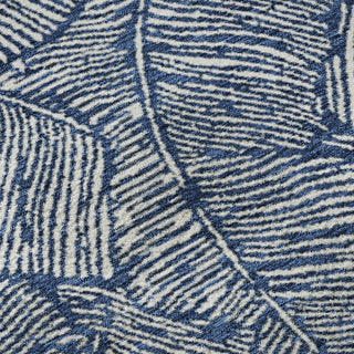 Piper Looms Mayfield Floral AMF913 Navy Machine Washable Area Rug Swatch Image