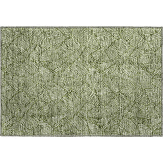 Piper Looms Mayfield Floral AMF913 Olive Machine Washable Area Rug Scatter Main Image