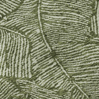 Piper Looms Mayfield Floral AMF913 Olive Machine Washable Area Rug Swatch Image