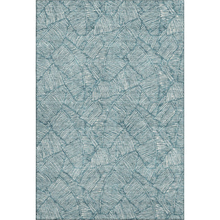 Piper Looms Mayfield Floral AMF913 Teal Machine Washable Area Rug main image
