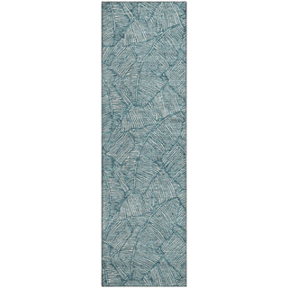 Piper Looms Mayfield Floral AMF913 Teal Machine Washable Area Rug Runner Main Image