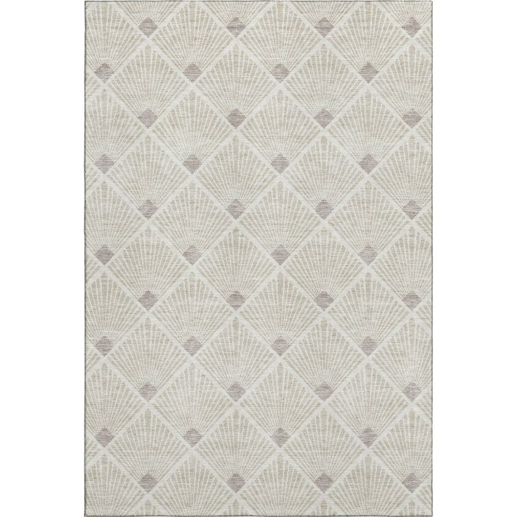 Piper Looms Mayfield Diamonds AMF914 Beige Machine Washable Area Rug main image