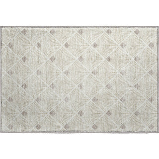 Piper Looms Mayfield Diamonds AMF914 Beige Machine Washable Area Rug Scatter Main Image