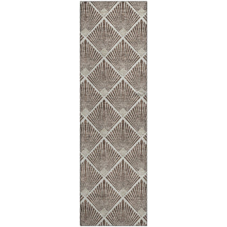 Piper Looms Mayfield Diamonds AMF914 Brown Machine Washable Area Rug Runner Main Image