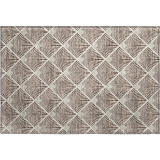 Piper Looms Mayfield Diamonds AMF914 Brown Machine Washable Area Rug Scatter Main Image