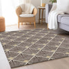 Piper Looms Mayfield Diamonds AMF914 Fudge Machine Washable Area Rug Lifestyle Image Feature