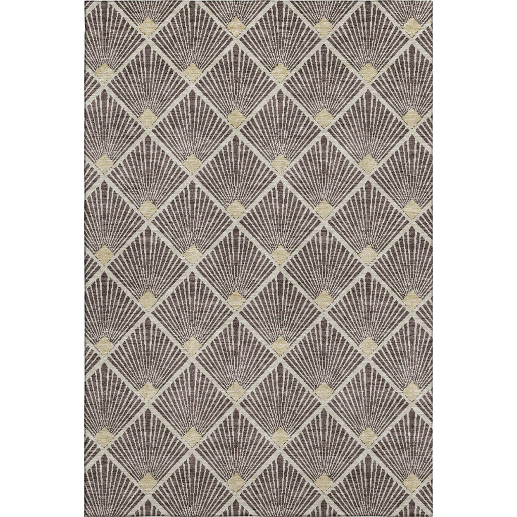 Piper Looms Mayfield Diamonds AMF914 Fudge Machine Washable Area Rug main image