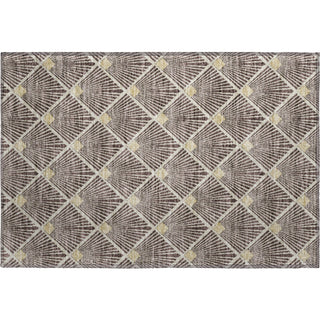 Piper Looms Mayfield Diamonds AMF914 Fudge Machine Washable Area Rug Scatter Main Image