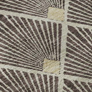 Piper Looms Mayfield Diamonds AMF914 Fudge Machine Washable Area Rug Swatch Image