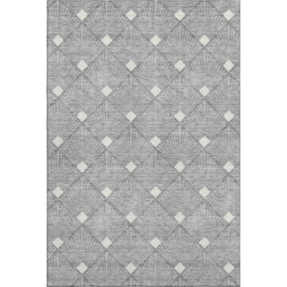 Piper Looms Mayfield Diamonds AMF914 Gray Machine Washable Area Rug main image