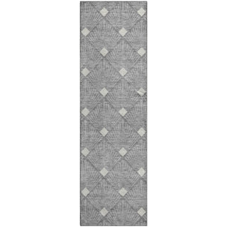 Piper Looms Mayfield Diamonds AMF914 Gray Machine Washable Area Rug Runner Main Image