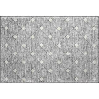 Piper Looms Mayfield Diamonds AMF914 Gray Machine Washable Area Rug Scatter Main Image