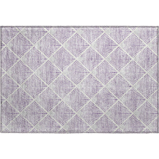 Piper Looms Mayfield Diamonds AMF914 Lavender Machine Washable Area Rug Scatter Main Image