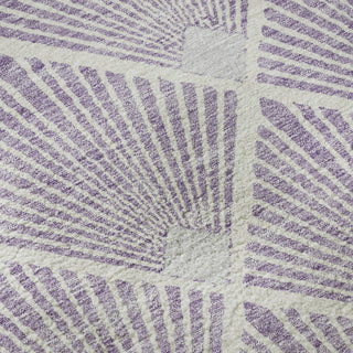 Piper Looms Mayfield Diamonds AMF914 Lavender Machine Washable Area Rug Swatch Image