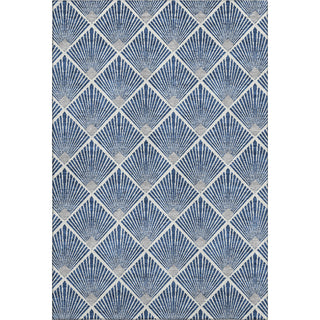Piper Looms Mayfield Diamonds AMF914 Navy Machine Washable Area Rug main image