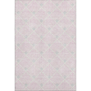 Piper Looms Mayfield Diamonds AMF914 Pink Machine Washable Area Rug main image