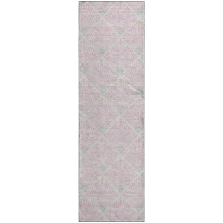 Piper Looms Mayfield Diamonds AMF914 Pink Machine Washable Area Rug Runner Main Image
