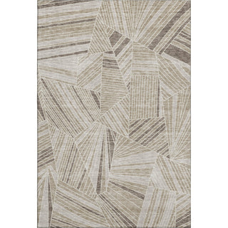 Piper Looms Mayfield Geometric AMF915 Beige Machine Washable Area Rug main image