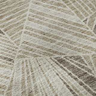 Piper Looms Mayfield Geometric AMF915 Beige Machine Washable Area Rug Swatch Image
