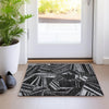 Piper Looms Mayfield Geometric AMF915 Black Machine Washable Area Rug Scatter Lifestyle Image Feature
