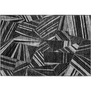 Piper Looms Mayfield Geometric AMF915 Black Machine Washable Area Rug Scatter Main Image