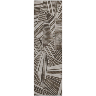 Piper Looms Mayfield Geometric AMF915 Brown Machine Washable Area Rug Runner Main Image
