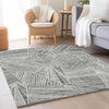 Piper Looms Mayfield Geometric AMF915 Gray Machine Washable Area Rug Lifestyle Image Feature