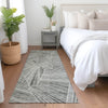 Piper Looms Mayfield Geometric AMF915 Gray Machine Washable Area Rug Runner Lifestyle Image Feature