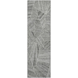 Piper Looms Mayfield Geometric AMF915 Gray Machine Washable Area Rug Runner Main Image