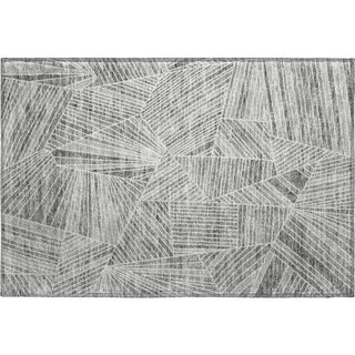 Piper Looms Mayfield Geometric AMF915 Gray Machine Washable Area Rug Scatter Main Image