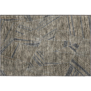 Piper Looms Mayfield Geometric AMF915 Mocha Machine Washable Area Rug Scatter Main Image