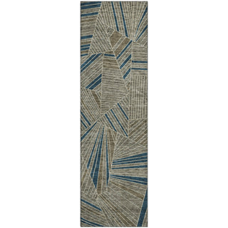 Piper Looms Mayfield Geometric AMF915 Taupe Machine Washable Area Rug Runner Main Image
