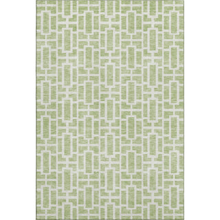 Piper Looms Mayfield Geometric AMF916 Aloe Machine Washable Area Rug main image