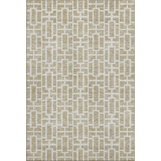Piper Looms Mayfield Geometric AMF916 Beige Machine Washable Area Rug main image