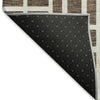 Piper Looms Mayfield Geometric AMF916 Brown Machine Washable Area Rug Backing Image