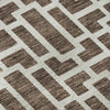 Piper Looms Mayfield Geometric AMF916 Brown Machine Washable Area Rug Swatch Image