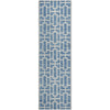 Piper Looms Mayfield Geometric AMF916 Denim Machine Washable Area Rug Runner Main Image